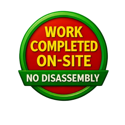 Work completed on-site