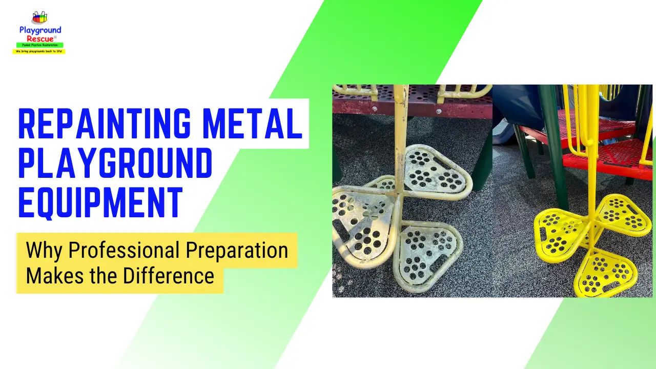Repaint Metal Playground Equipment