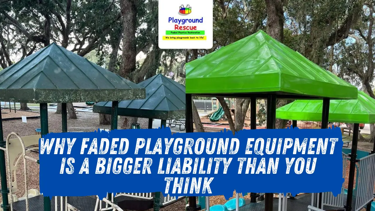 Why Faded Playground Equipment Increases Liability
